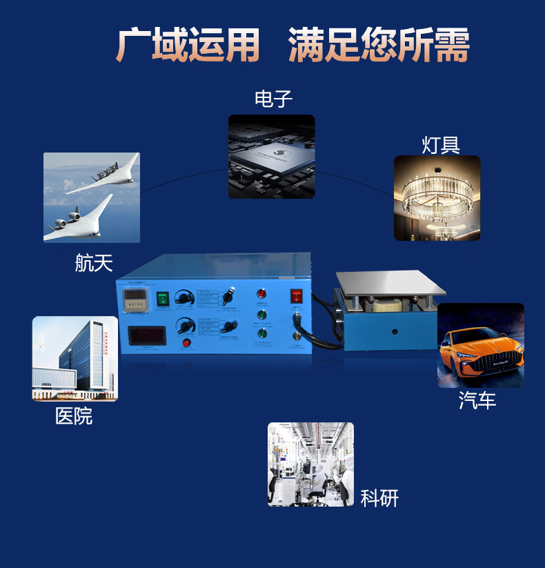 电磁式振动试验台应用行业