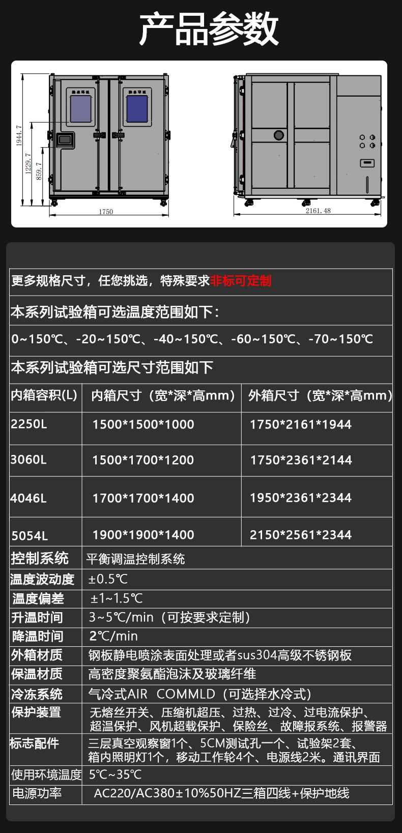 高低温步入式实验室